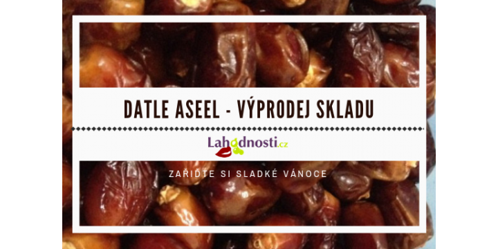 VÝPRODEJ datle Aseel sklizeň 2017, SUPER CENA